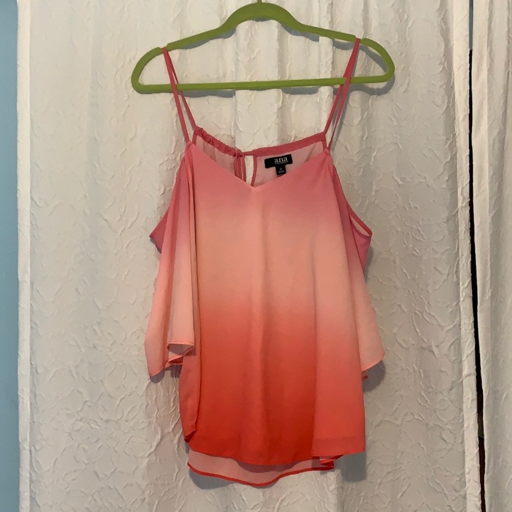 a.n.a Off-the-Shoulder Ombre Blouse